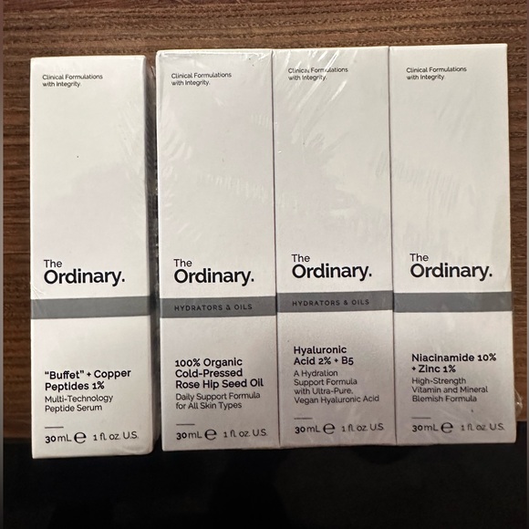 NEW‼️ The Ordinary 4 Bottles Skincare Face Serum Set! 4 x 30ml/1fl oz/ Each - Picture 3 of 4